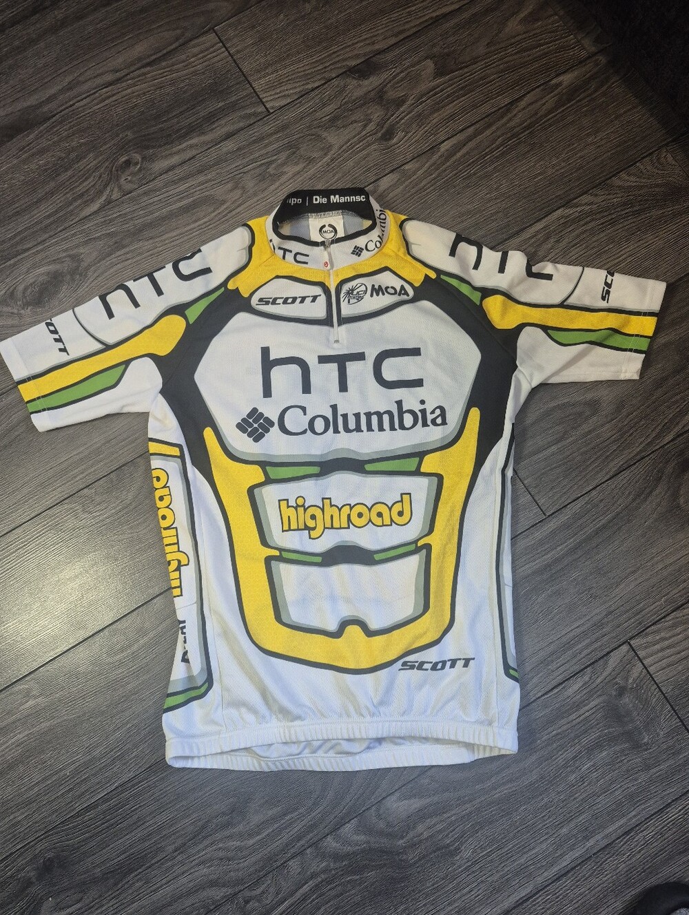 Moa Moa Scott HTC Columbia Highroad Cycling Jersey - Made In Italy